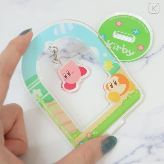 Japan Kirby Swinging Acrylic Stand - Kirby & Waddle Dee - 2