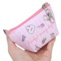 Japan Kirby Triangular Mini Pouch - Kirby / Sunny Day Shopping Pink - 2