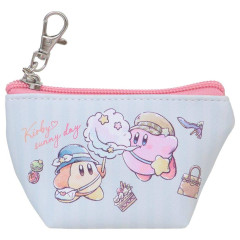 Japan Kirby Triangular Mini Pouch - Kirby & Waddle Dee / Sunny Day Shopping