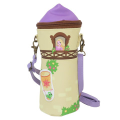 Japan Disney Plastic Bottle Holder Pochette - Rapunzel / Night