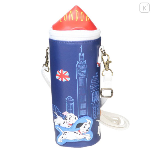 Japan Disney Plastic Bottle Holder Pochette - 101 Dalmatians / Night - 1