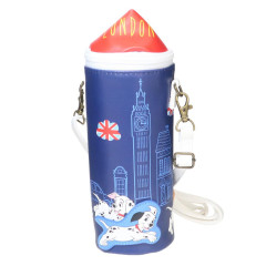 Japan Disney Plastic Bottle Holder Pochette - 101 Dalmatians / Night