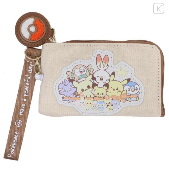 Japan Pokemon Pass Case Card Holder & Coin Case - Pokepeace Doll - 1