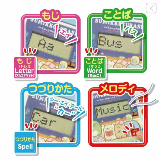 Japan San-X Educational Toy Study Board - Sumikko Gurashi / English Japanese Mathematics - 3