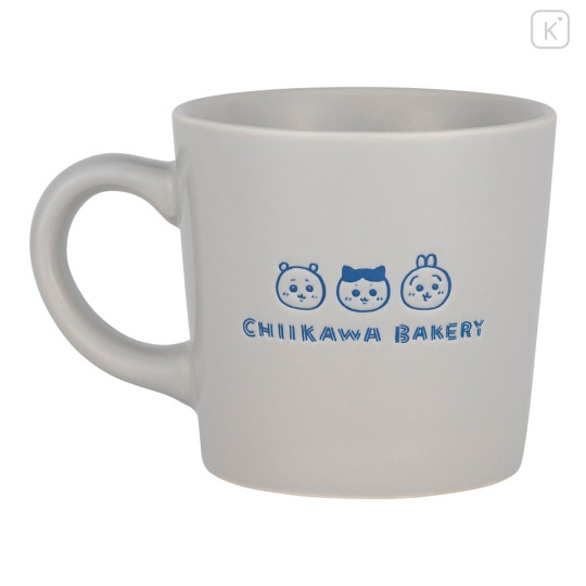 Japan Chiikawa Porcelain Mug - Chiikawa Bakery / Grey Navy - 4