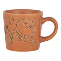 Japan Chiikawa Porcelain Mug - Chiikawa & Hachiware & Usagi / Chiikawa Bakery Brown Falling - 1