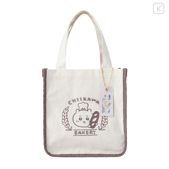 Japan Chiikawa Bakery Mini Tote Bag - Chiikawa : Beige - 1