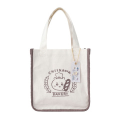 Japan Chiikawa Mini Tote Bag - Chiikawa Bakery Beige