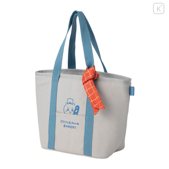 Japan Chiikawa Insulated Cooler Lunch Bag - Chiikawa Bakery Grey Blue - 6