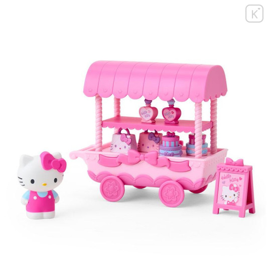 Japan Sanrio Original Mascot Doll & Wagon Set - Hello Kitty - 6