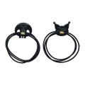 Japan Sanrio Hair Tie Set - Kuromi / Black & Check - 2