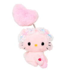 Japan Sanrio Original Mascot Holder - Charmmy Kitty / Fluffy Heart Honey Cute