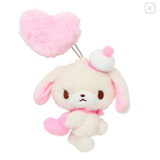 Japan Sanrio Original Mascot Holder - Sugarbunnies Shirosa : Fluffy Heart - 1