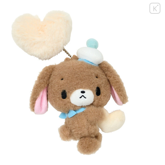 Japan Sanrio Original Mascot Holder - Sugarbunnies Kurousa : Fluffy Heart - 1