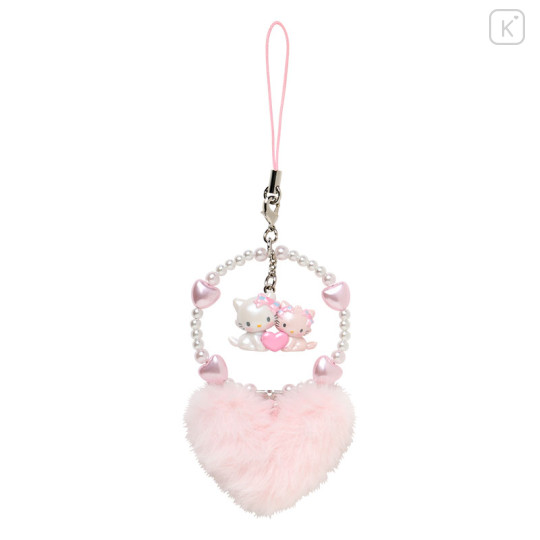 Japan Sanrio Original Strap - Charmmy Kitty / Fluffy Heart - 1