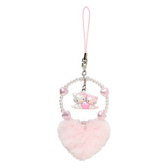 Japan Sanrio Original Strap - Charmmy Kitty / Fluffy Heart