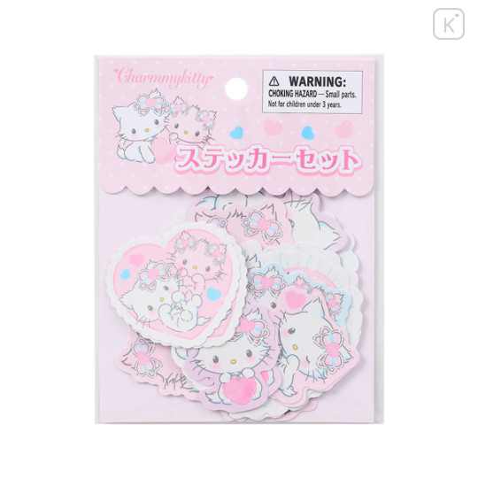 Japan Sanrio Original Sticker Set - Charmmy Kitty / Fluffy Heart - 1