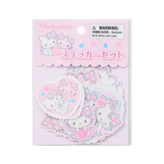 Japan Sanrio Original Sticker Set - Charmmy Kitty / Fluffy Heart