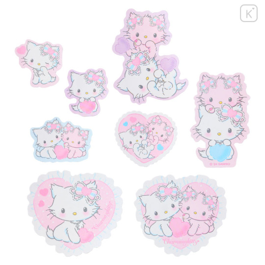 Japan Sanrio Original Sticker Set - Charmmy Kitty / Fluffy Heart - 2