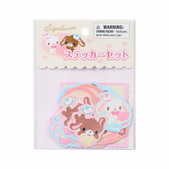 Japan Sanrio Original Sticker Set - Sugarbunnies / Fluffy Heart