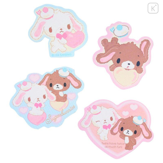 Japan Sanrio Original Sticker Set - Sugarbunnies / Fluffy Heart - 5