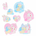 Japan Sanrio Original Sticker Set - Jewelpet / Fluffy Heart - 2