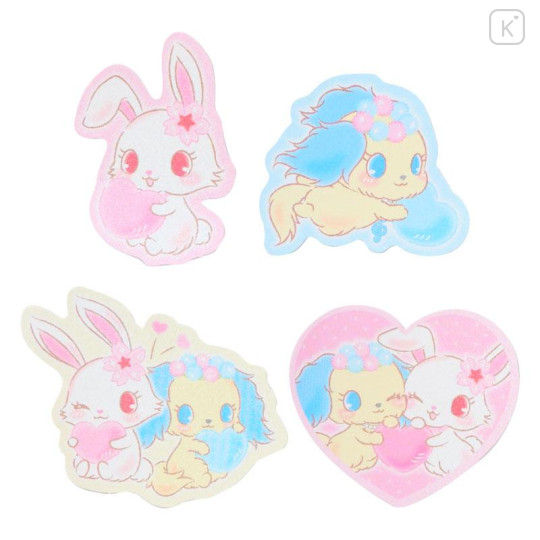 Japan Sanrio Original Sticker Set - Jewelpet / Fluffy Heart - 5