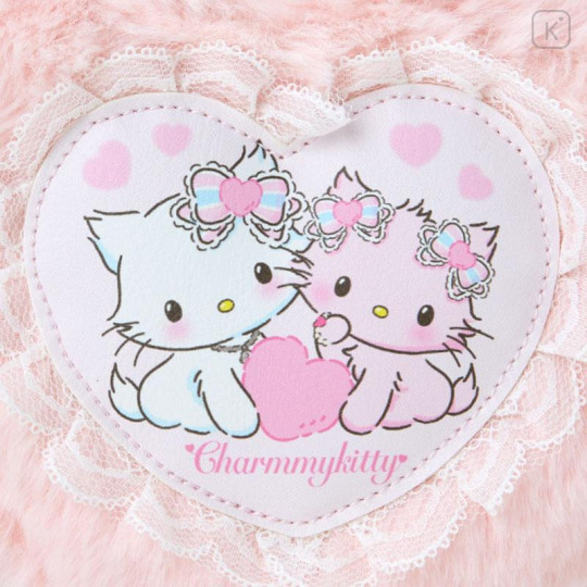 Japan Sanrio Original Pouch - Charmmy Kitty / Fluffy Heart - 4