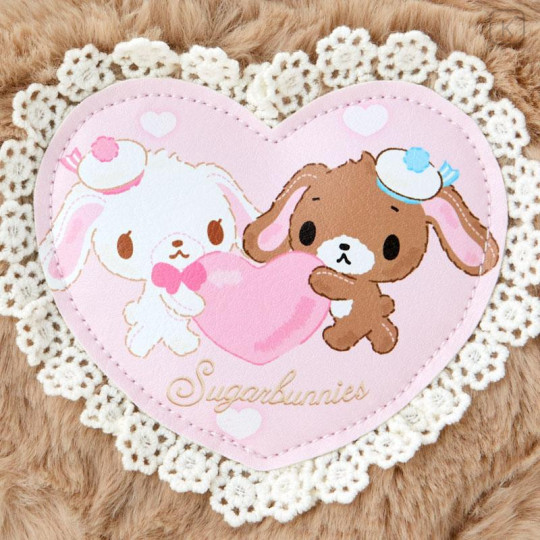 Japan Sanrio Original Pouch - Sugarbunnies / Fluffy Heart - 4