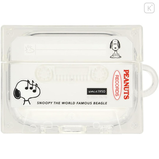 Japan Peanuts AirPods Pro 2 / Pro 1 Soft Case - Snoopy : Cassette Tape - 1