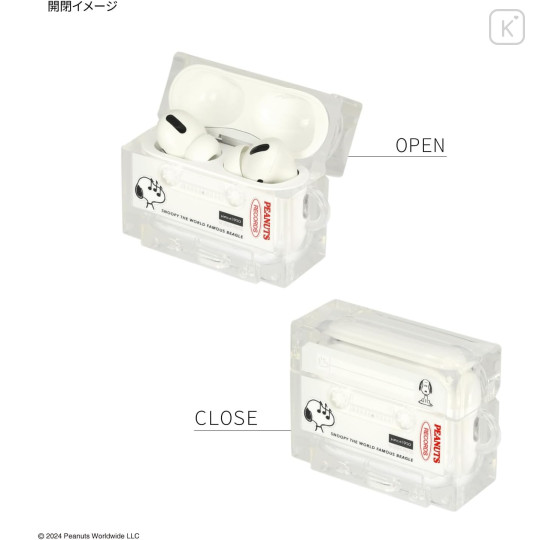Japan Peanuts AirPods Pro 2 / Pro 1 Soft Case - Snoopy : Cassette Tape - 3
