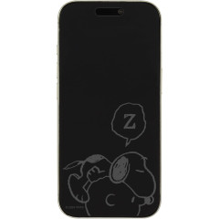 Japan Peanuts Glass Screen Protector - Snoopy Good Night / iPhone16 Pro