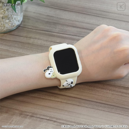 Japan Peanuts Apple Watch 41/40mm Silicone Case - Snoopy / Peeking - 5