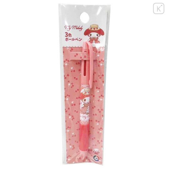 Japan Sanrio 3 Color Multi Ball Pen - My Melody : Acamero - 1