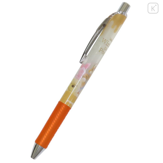 Japan Disney EnerGize Mechanical Pencil - Pooh / Friends Happy - 1