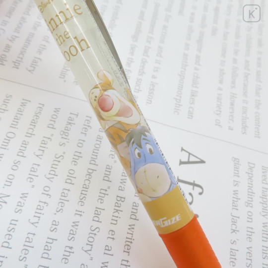 Japan Disney EnerGize Mechanical Pencil - Pooh / Friends Happy - 2