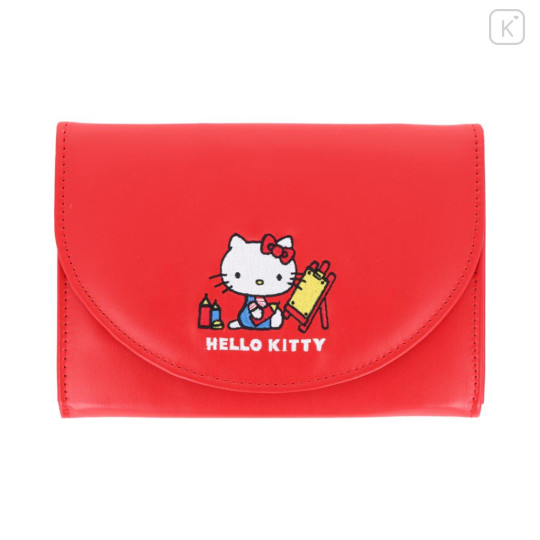 Japan Sanrio Business Card Case - Hello Kitty / Red - 1