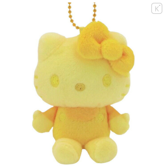 Japan Sanrio Mascot Holder - Hello Kitty : Color Variation Yellow - 1
