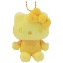 Japan Sanrio Mascot Holder - Hello Kitty : Color Variation Yellow