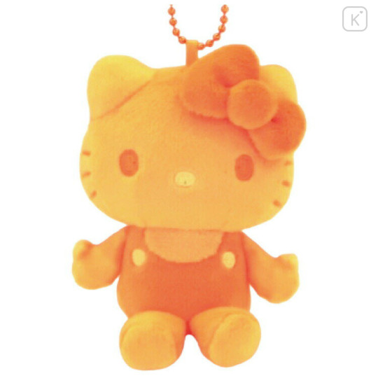 Japan Sanrio Mascot Holder - Hello Kitty : Color Variation Orange - 1