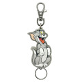 Japan Tom and Jerry Rubber Reel Keychain - Tom - 1