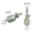 Japan Tom and Jerry Rubber Reel Keychain - Tom - 2