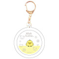 Japan San-X Floating Sequins Keychain - Rilakkuma / Kiiroitori - 1