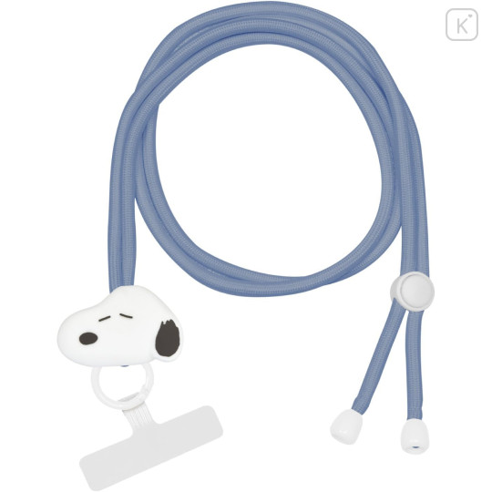 Japan Peanuts Multi Ring Plus Mascot Strap - Snoopy / Face - 1