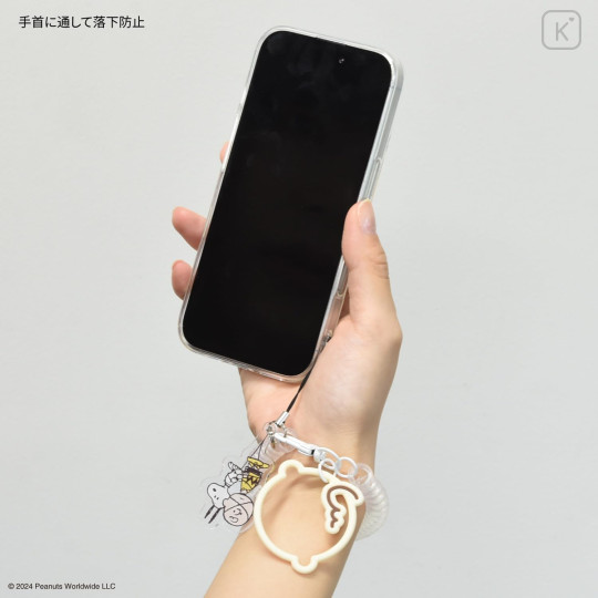 Japan Peanuts Multi-coil Spring Smartphone Strap Phone Charm - Snoopy : Charlie - 3