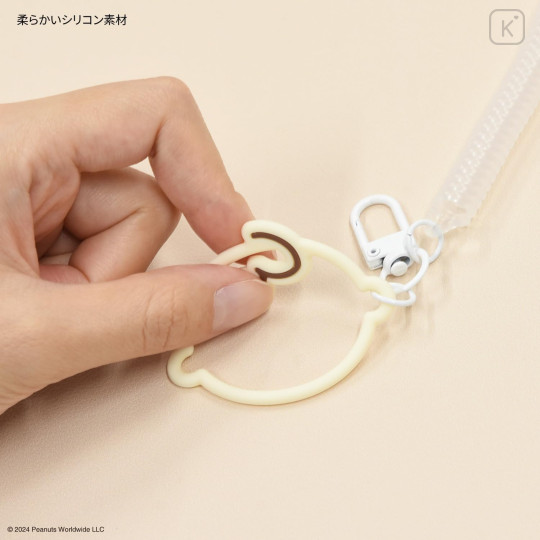 Japan Peanuts Multi-coil Spring Smartphone Strap Phone Charm - Snoopy : Charlie - 6