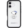 Japan Peanuts Plump Frame iPhone Case - Snoopy / iPhone16 - 1