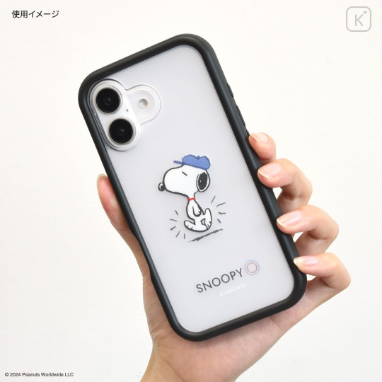 Japan Peanuts Plump Frame iPhone Case - Snoopy / iPhone16 - 5