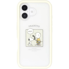 Japan Peanuts Plump Frame iPhone 16 Case - Snoopy : Charlie Brown