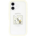 Japan Peanuts Plump Frame iPhone 16 Case - Snoopy : Charlie Brown - 1